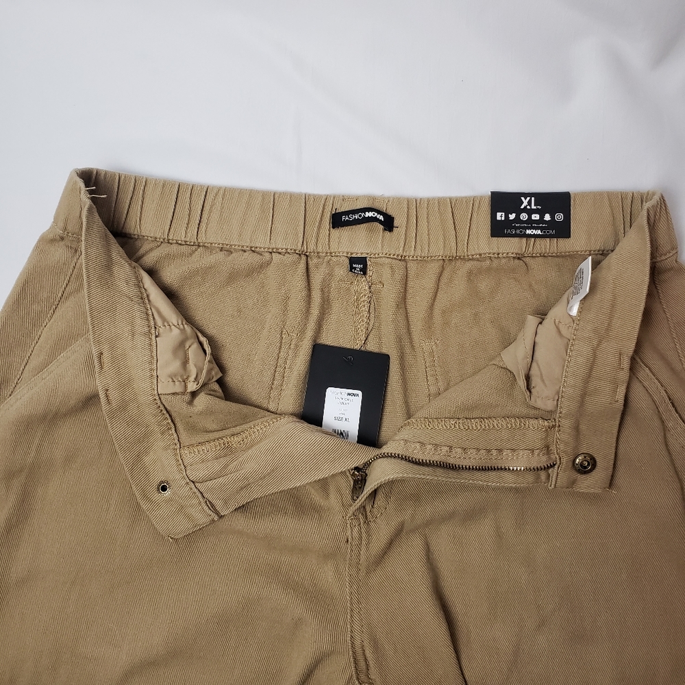 Fashion Nova Cargo High Waisted Pants Size XL - Picture 11 of 11